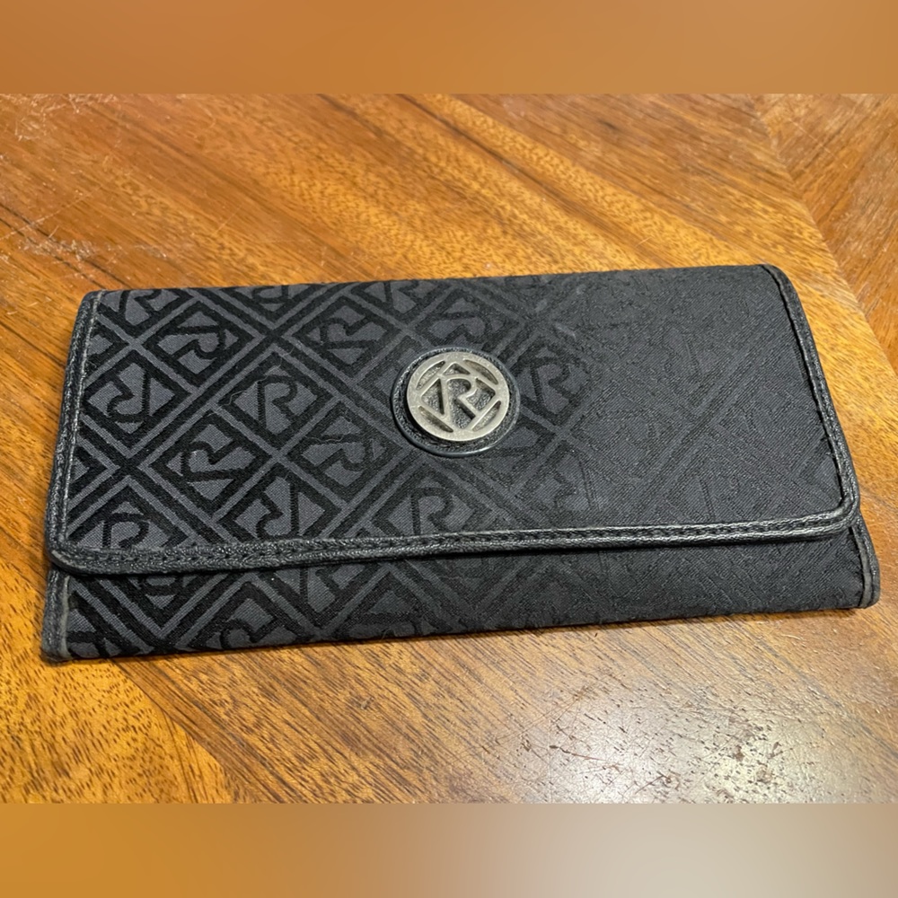 Relic By Fossil Signature Logo Wallet In Black - image 1
